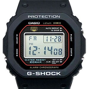 G-SHOCK CASIO Watch DW-5000R-1A Original G-Shock Reissue Model Screw Back Ste...
